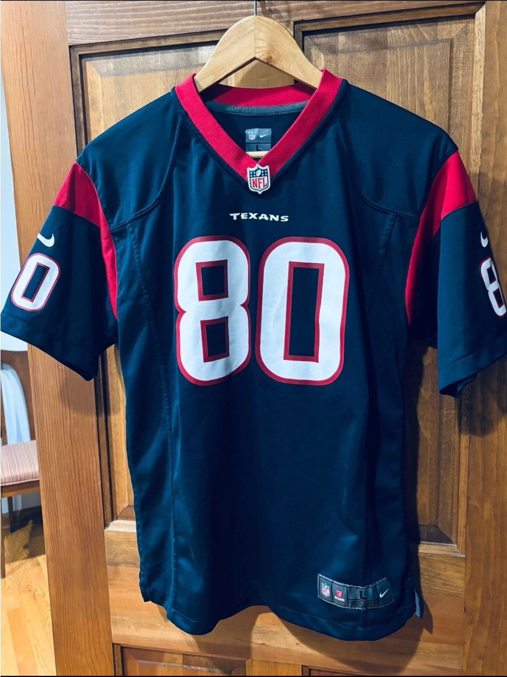 NIKE ON FIELD NFL ANDRE JOHNSON Houston Texans Jersey
